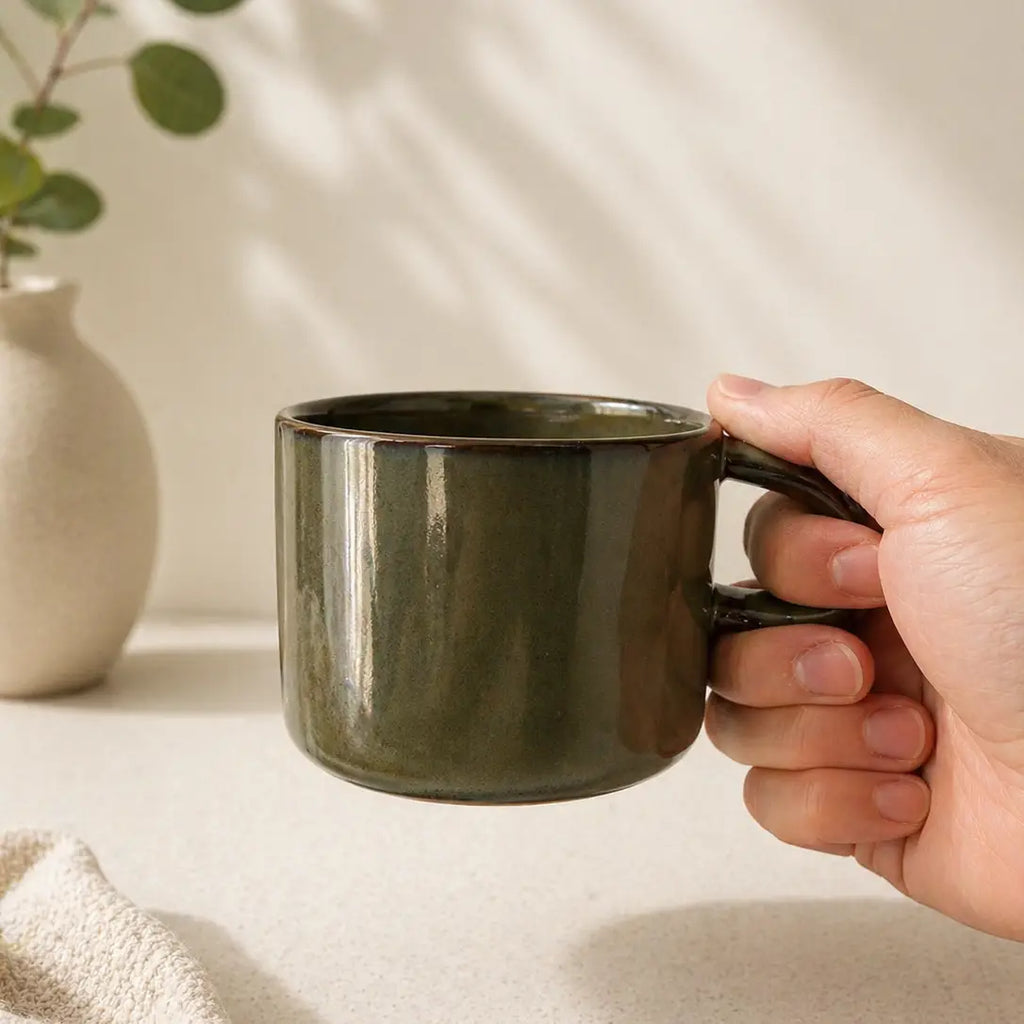 5 oz Ceramic Glazed Mug