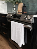 Waffle Weave White Kitchen Towels – Single