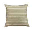 Neutral Woven Stripe Pillow Cover