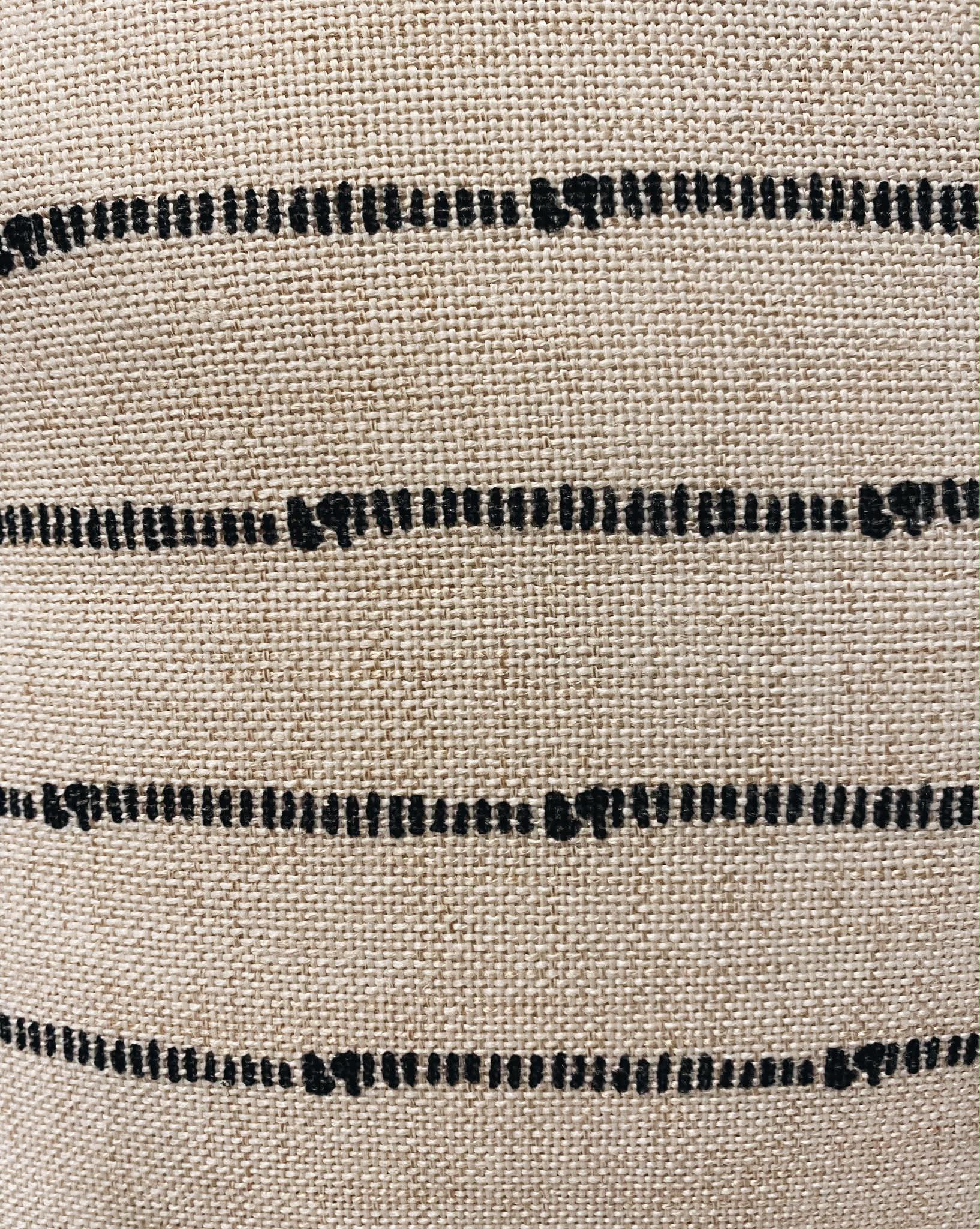 Neutral Stripe Pillow Cover