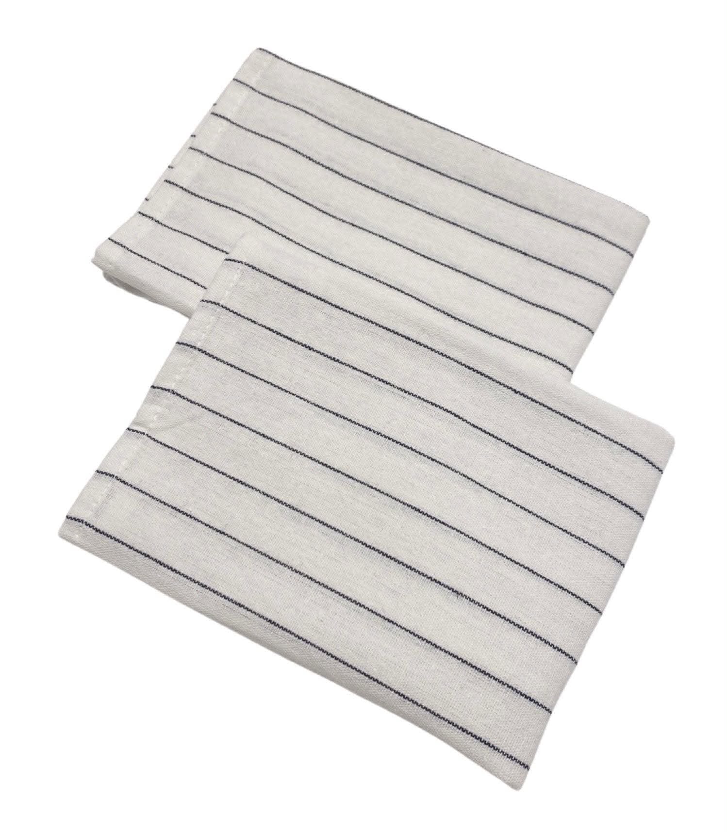 Neutral Striped Kitchen Towels – Single