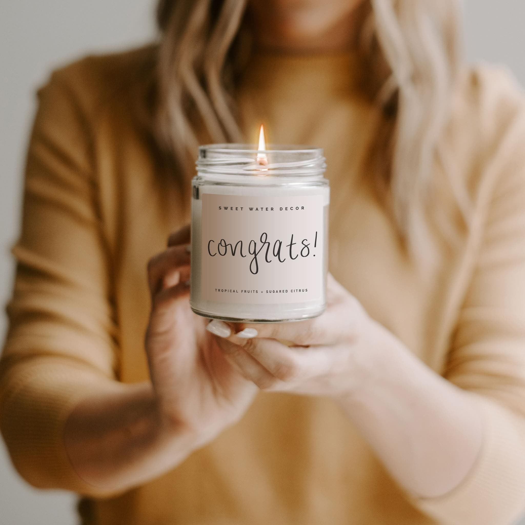 Congrats! Soy Candle – Tropical Citrus