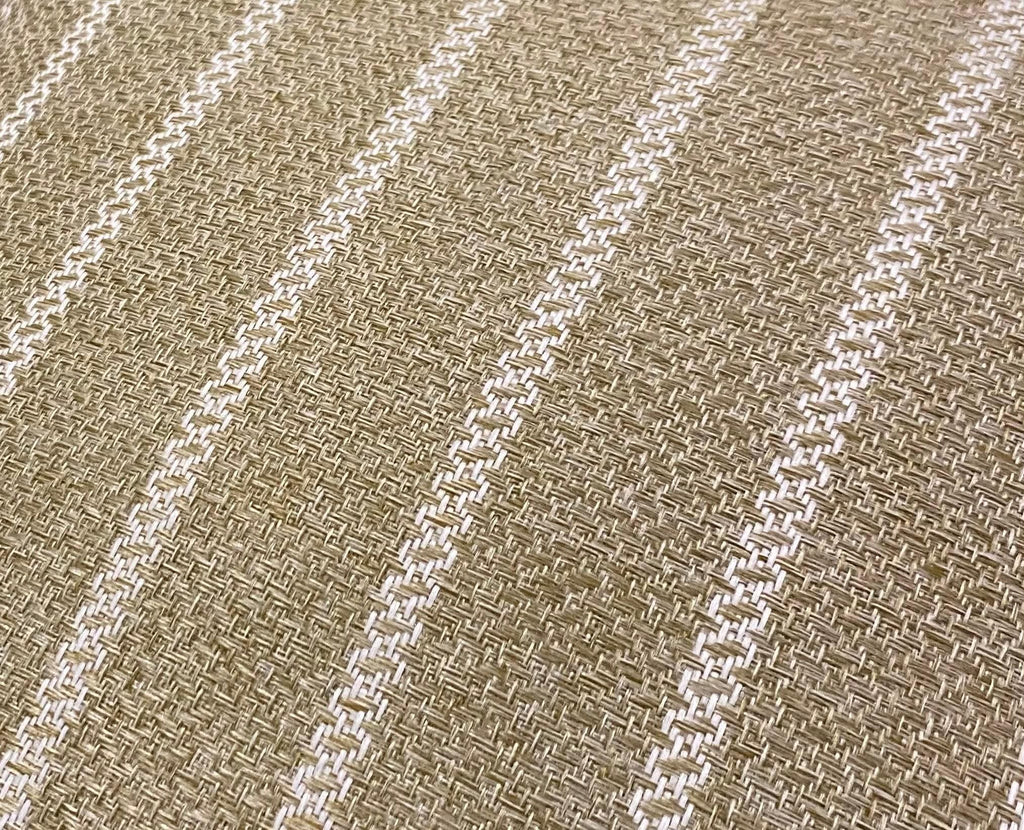 Neutral Woven Stripe Pillow Cover