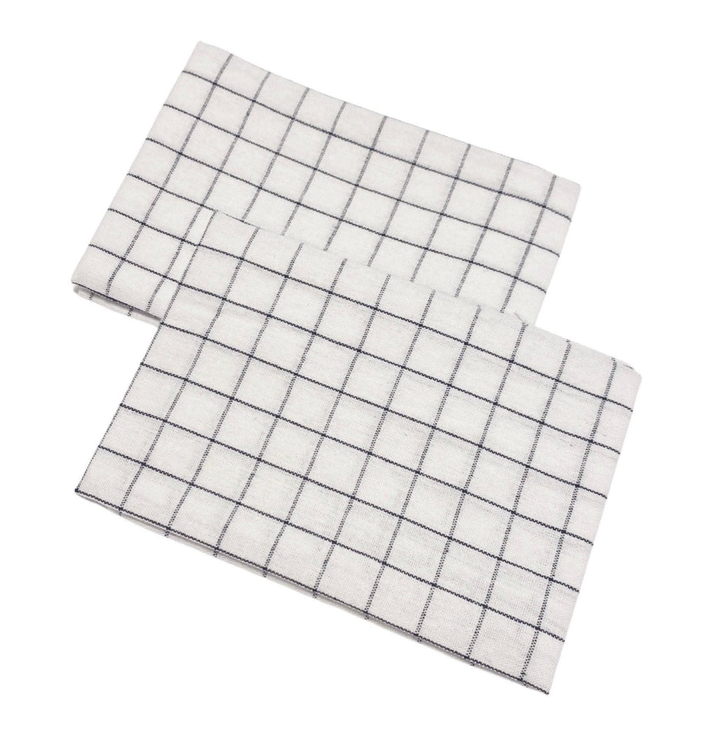 Minimalist Grid Kitchen Towels – Single