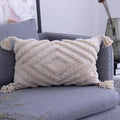 Boho Lumbar Tassel Pillow Cover