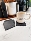 Natural Slate Coaster - Set of four