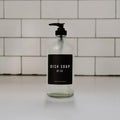 Minimalist Glass Dish Soap Dispenser