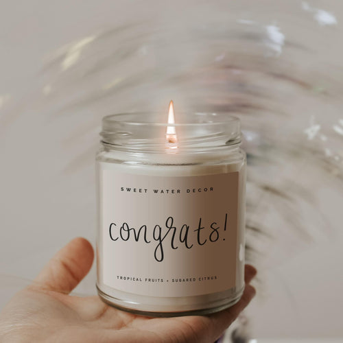 Congrats! Soy Candle – Tropical Citrus