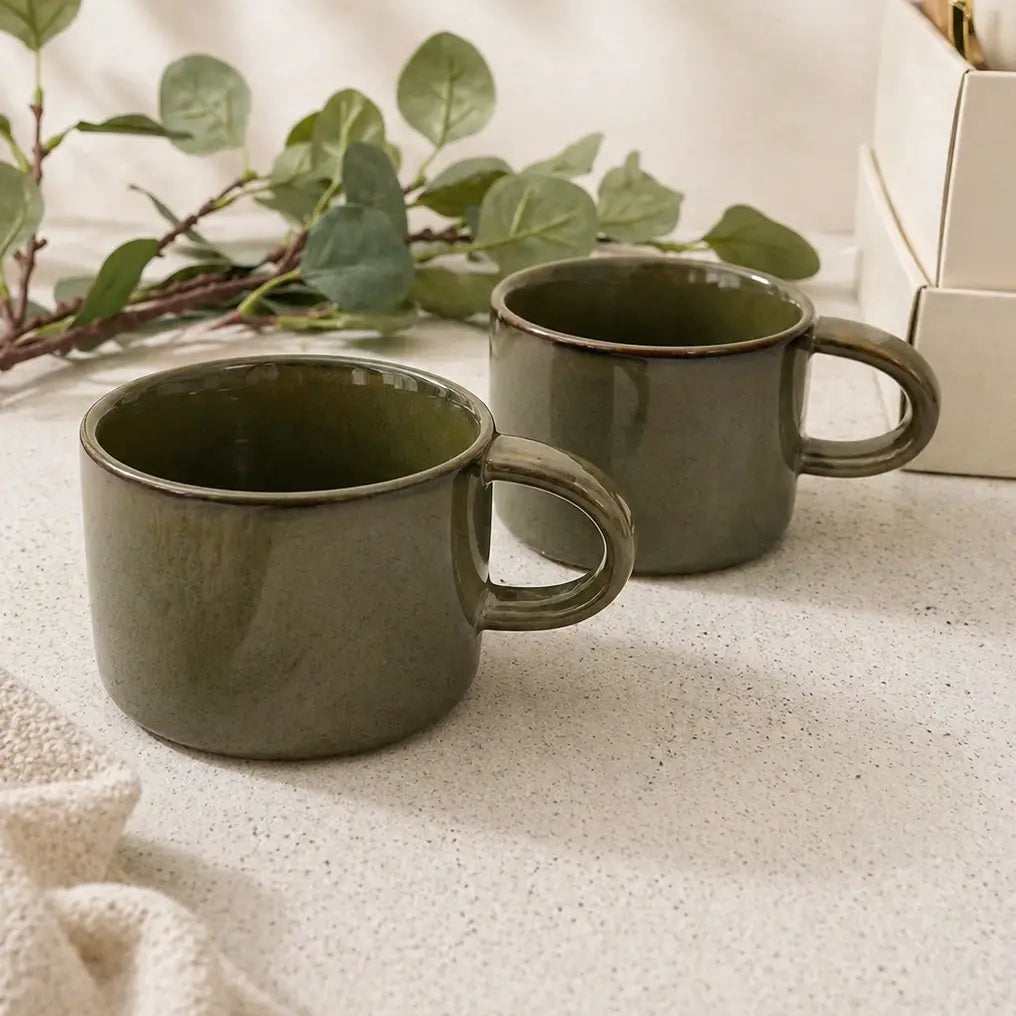 5 oz Ceramic Glazed Mug