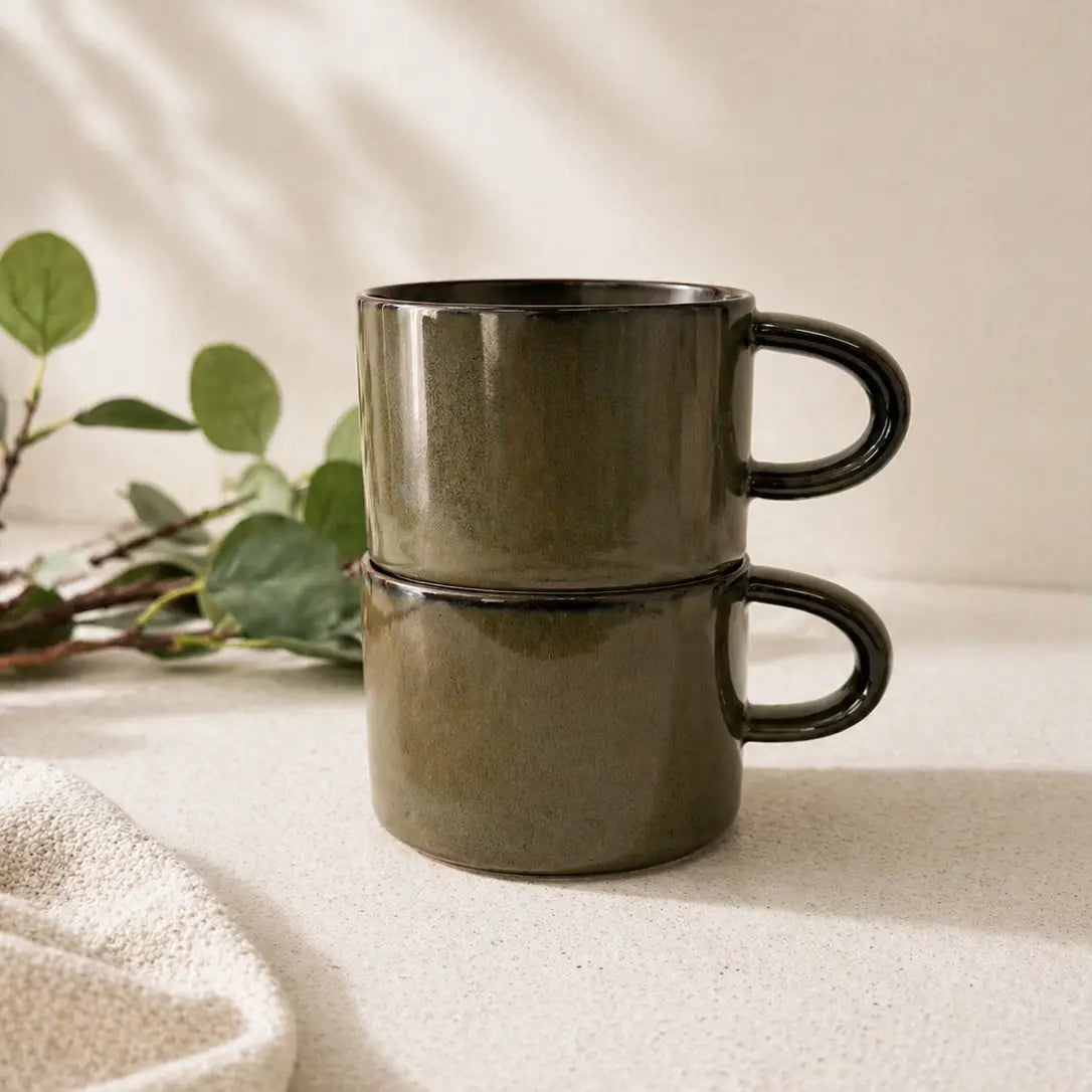 5 oz Ceramic Glazed Mug